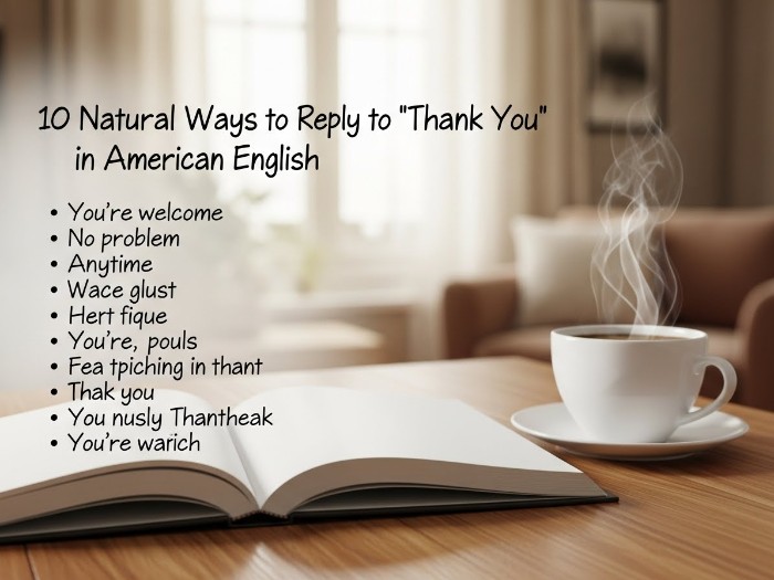 10 Natural Ways to Reply to “Thank You” in American English-1