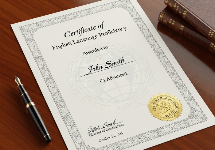 English certificate